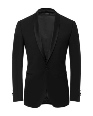 BLACK SHAWL TUX JACKET